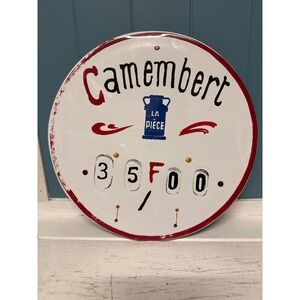 Williams Sonoma Camembert Cheese Platter Round Ceramic Serving Plate Portugal